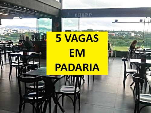 Vagas em Itapoã: Atendente, Caixa, Auxiliar de Cozinha e Cozinheiro no Hangar dos Pães
